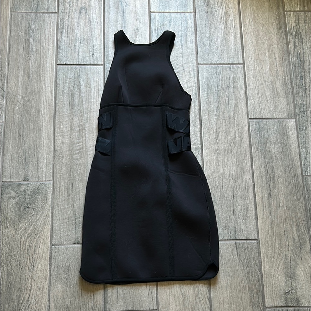 H&M Black Sleeveless Halter Sheath Dress